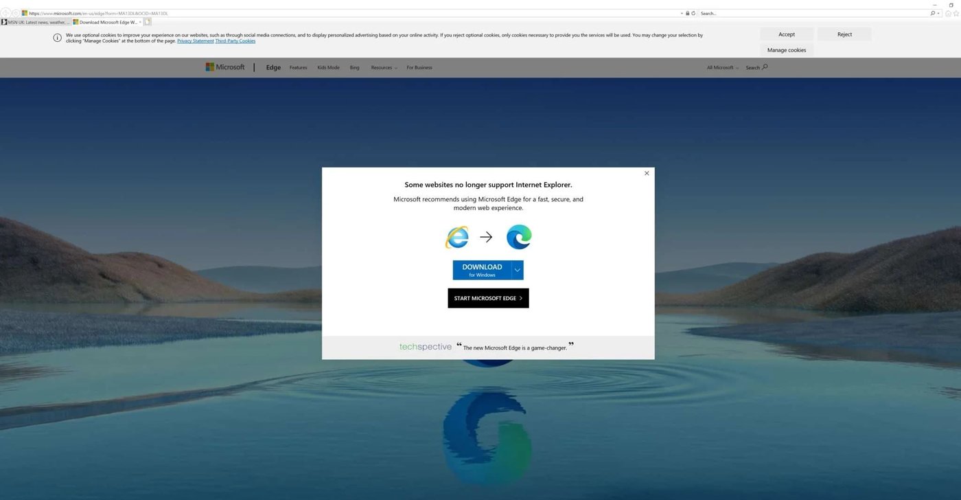 (IE 11) Internet Explorer End of Life date – Automated move to Microsoft Edge
