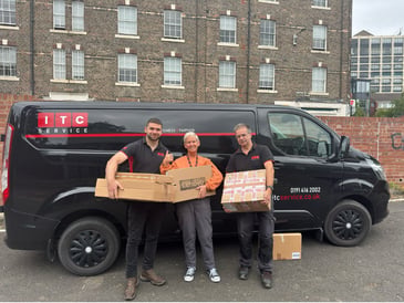 ITC Service Donates 10 Laptops to The Salvation Army in Support of Human Trafficking Victims